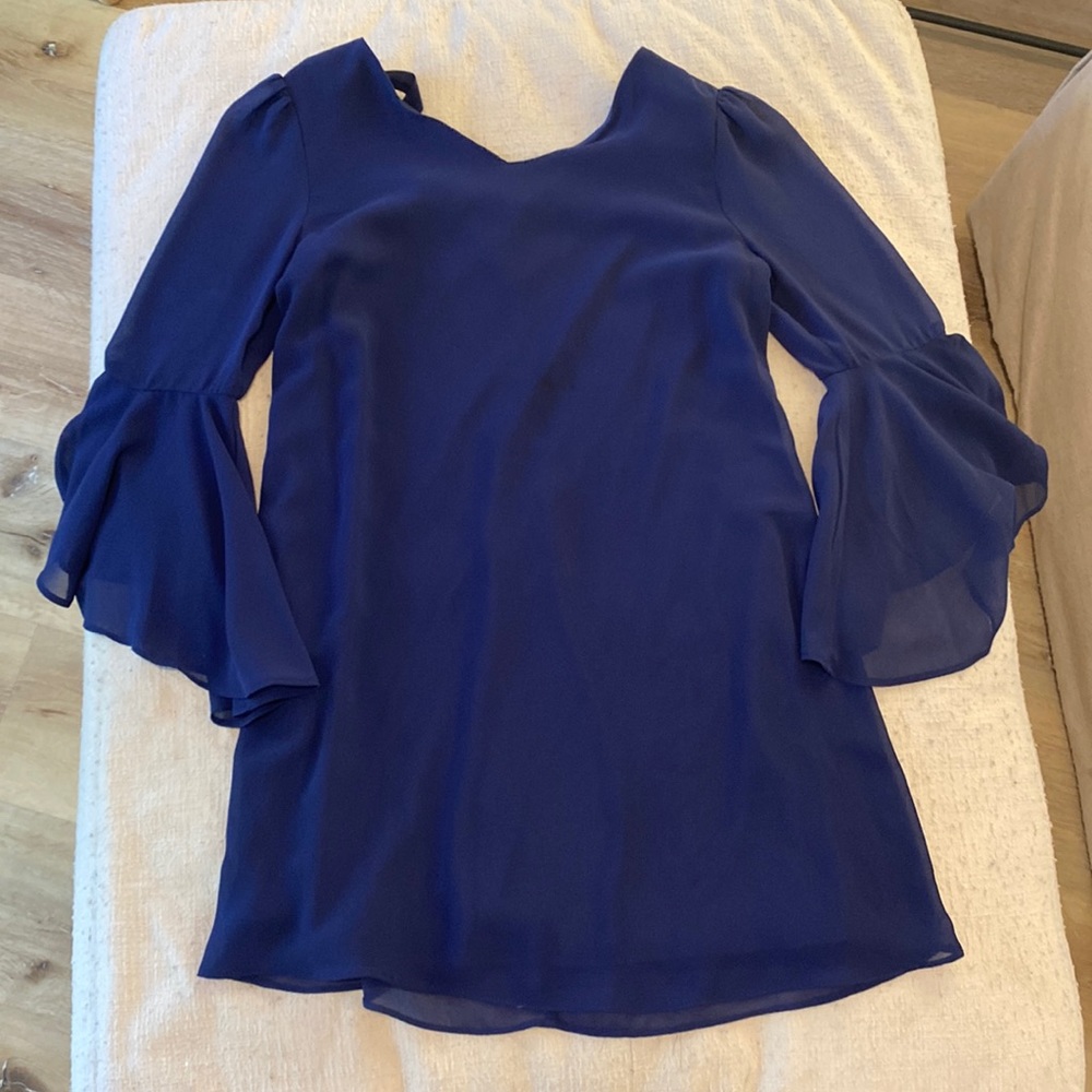 Navy Blue Girl Dress